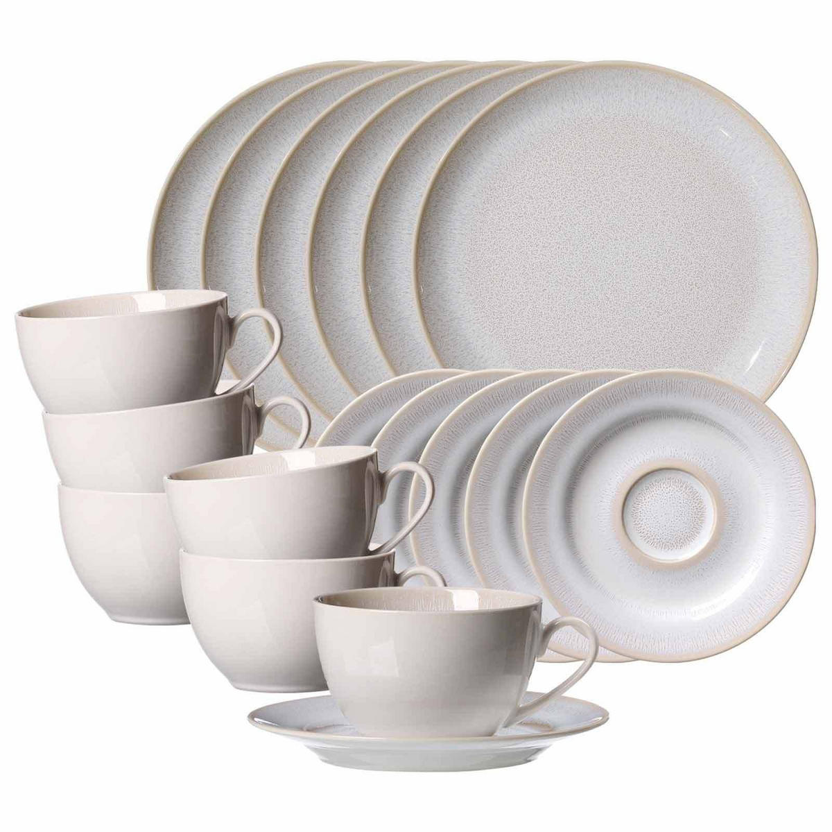 KAFFEESERVICE Laredo beige 18er Set - Beige, Keramik (1/1/1cm) - Ritzenhoff Breker