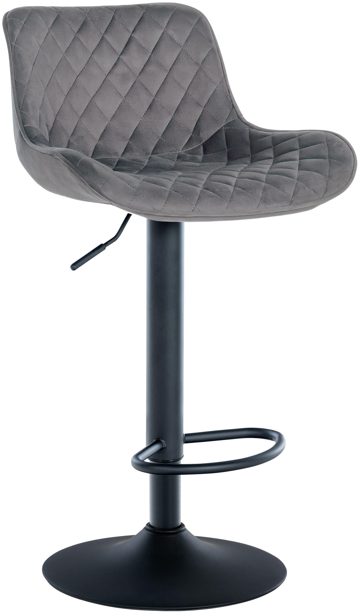 Deluke Barhocker Dunkelgrau 48x81x54 cm