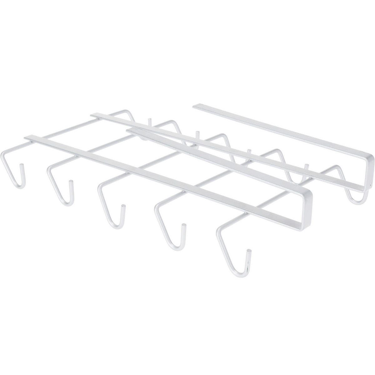 TASSENHALTER für 10 Tassen 28,5/15,4/6 cm - Grau, Metall (15.5/6/28.5cm)