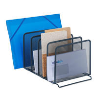 DOKUMENTENHALTER - Anthrazit, Metall (37.5/20.5/19cm) - Relaxdays