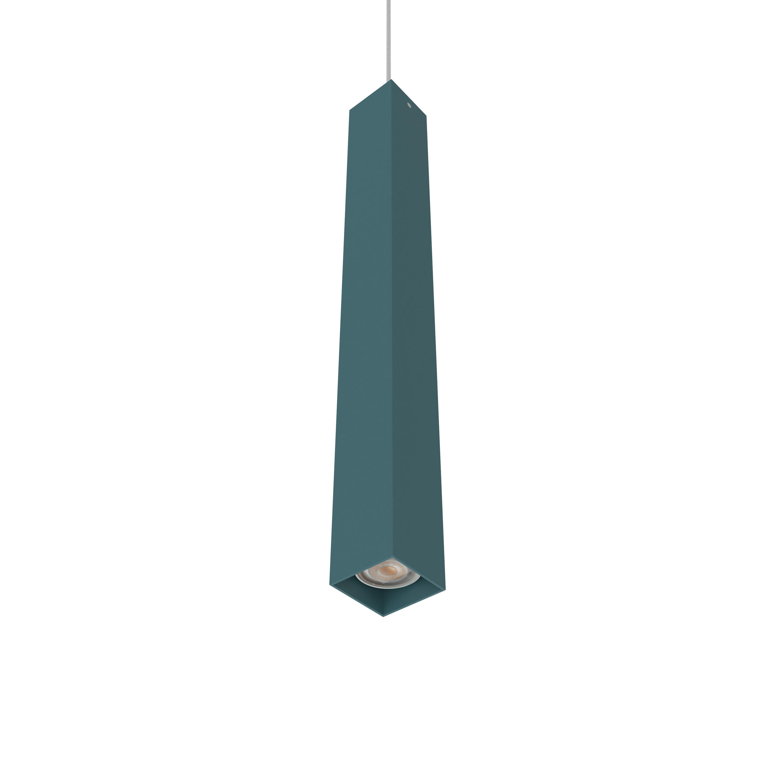 HÄNGELEUCHTE Cube H60 - Blau, Metall (6/6/60cm) - Lumicom