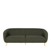 DREISITZER-SOFA aus Boucle-Stoff - Sinclair - Grün - Grün, Textil (223/77/87cm) - Drawer