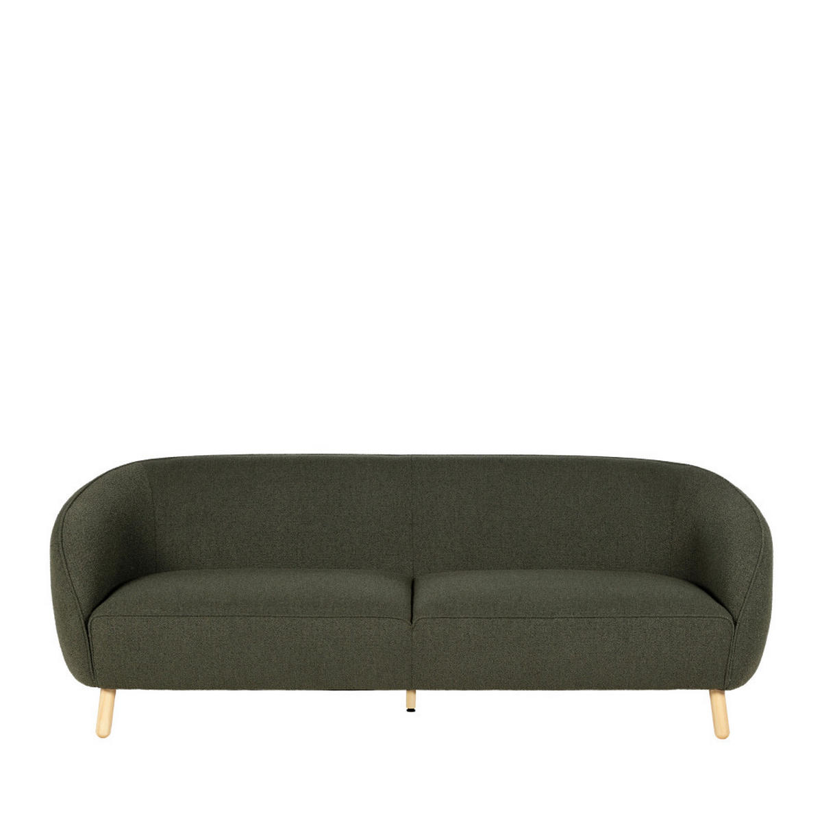 DREISITZER-SOFA aus Boucle-Stoff - Sinclair - Grün - Grün, Textil (223/77/87cm) - Drawer
