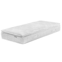 TASCHENFEDERKERNMATRATZE Memory Foam mittelfest 90/200/25 cm Luxus - Beige, Textil (90/200cm) - Beliani