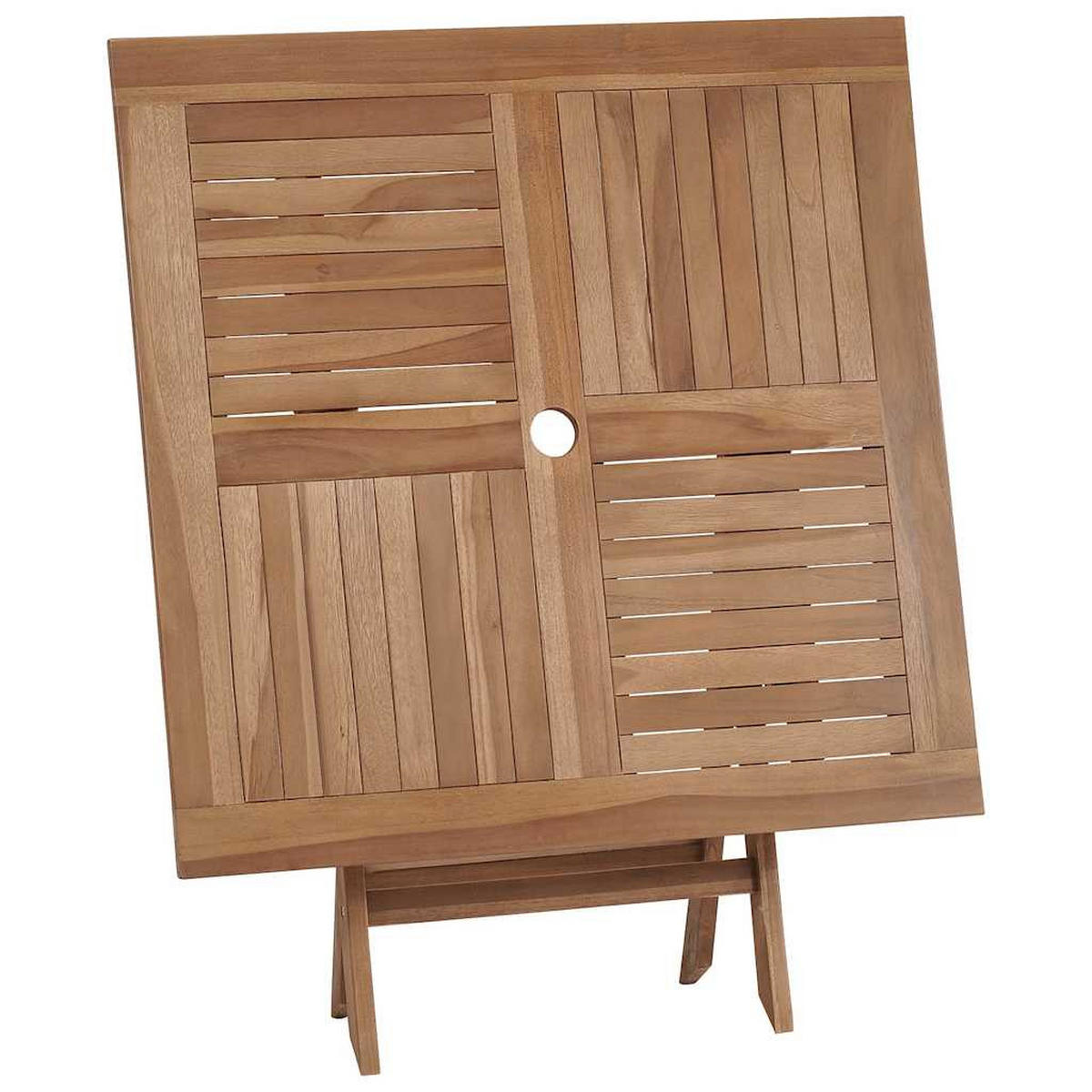 GARTENSET Yatess 5-teilig - Braun, Holzwerkstoff - Nettlife