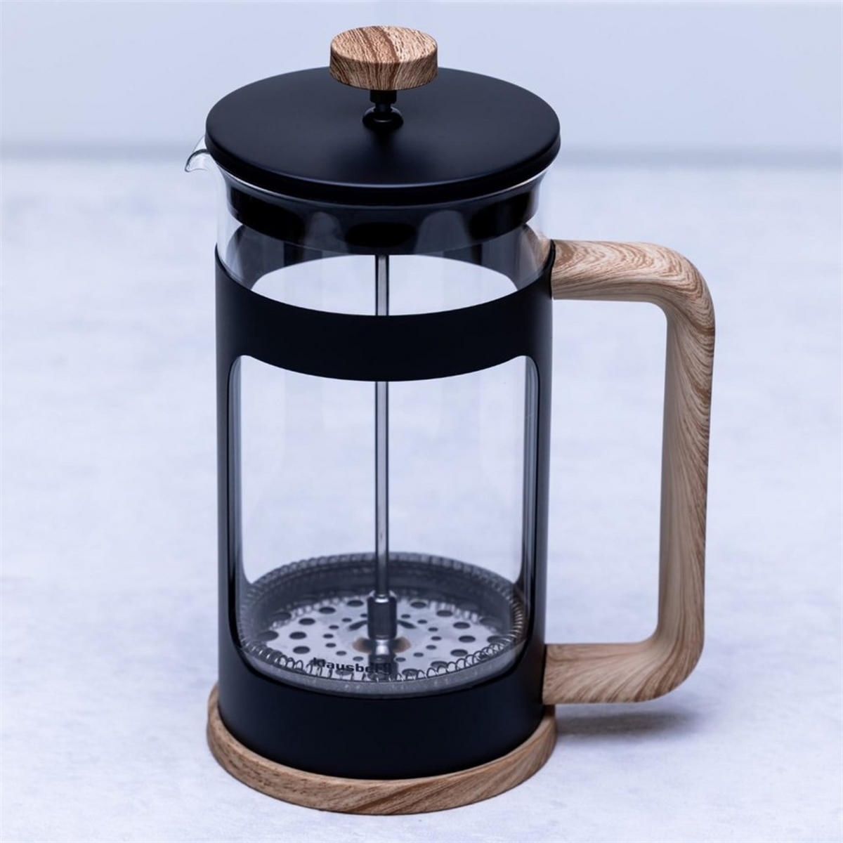 KAFFEE-/TEEZUBEREITER Grau 10.5/10.5/21.5 cm KB7681 - Grau, Glas (10.5/21.5/10.5cm) - Klausberg 