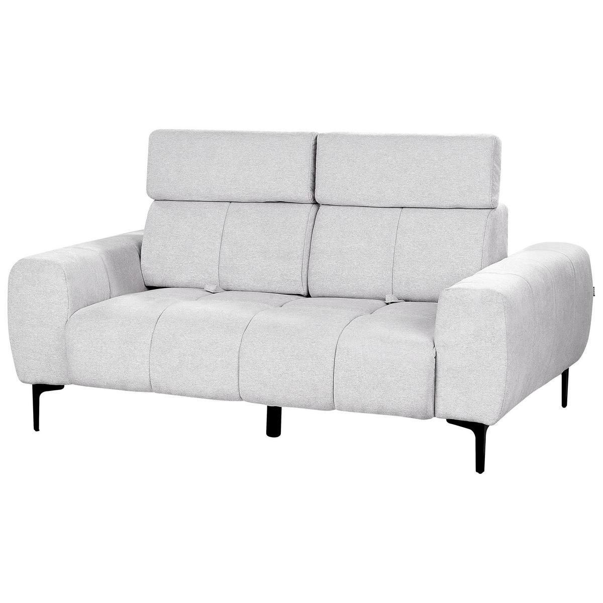 2-SITZER-SOFA grau Vegamo - Grau, Textil (176/97/110cm) - Beliani
