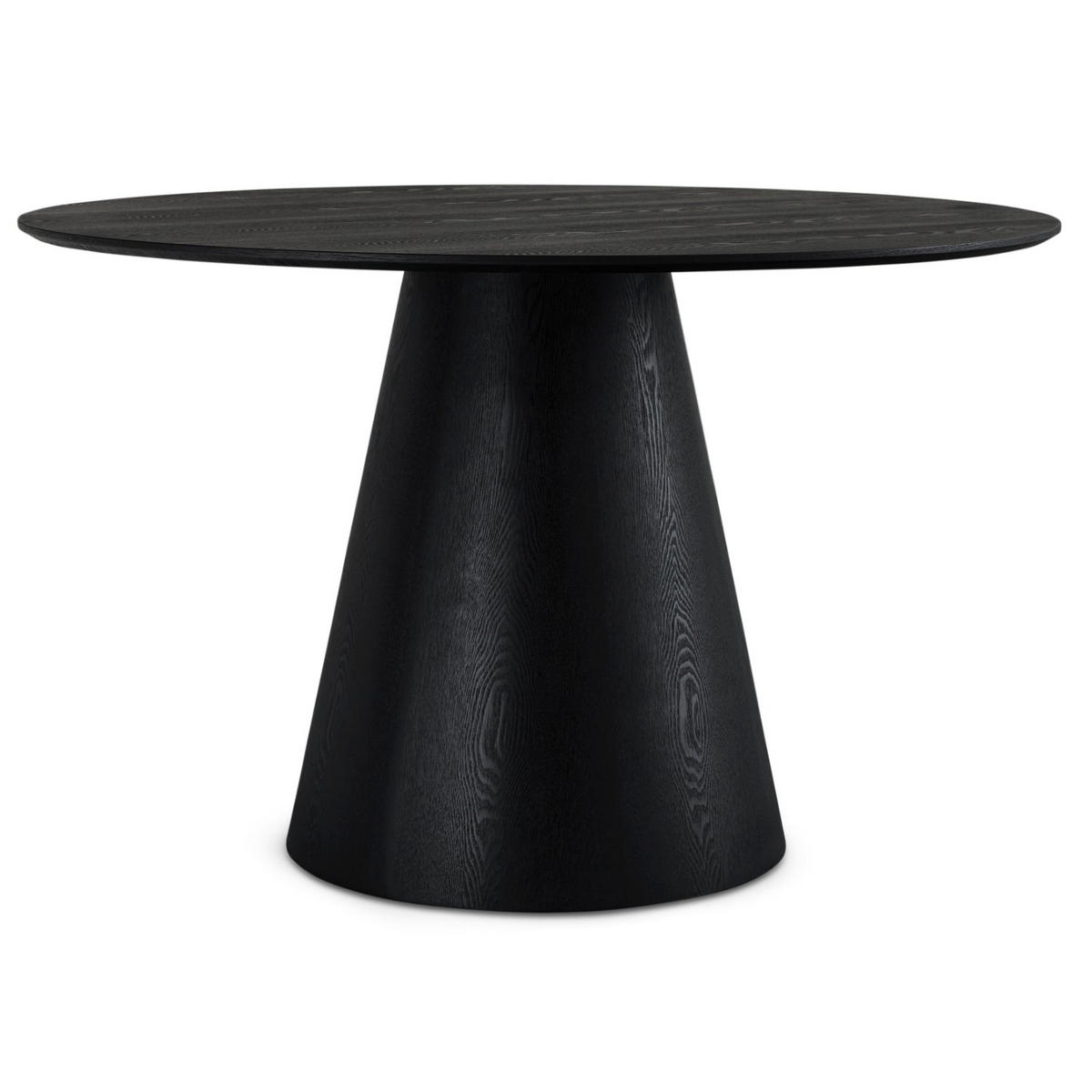ESSTISCH 120/120/76 Schwarz rund - Schwarz, Holz (120/120/76cm) - Furnhouse