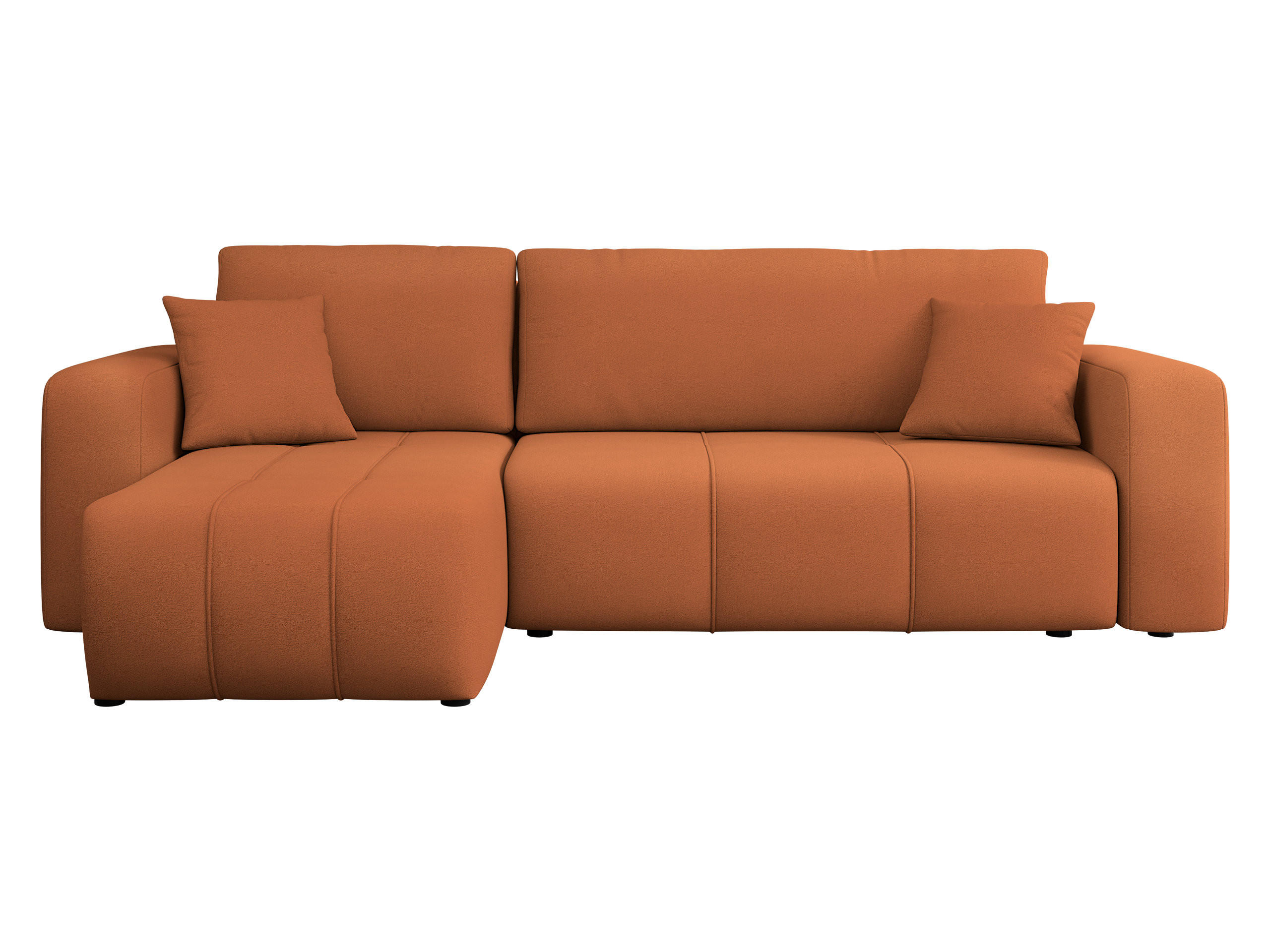 Mirjan24 Ecksofa Orange 244x145 cm