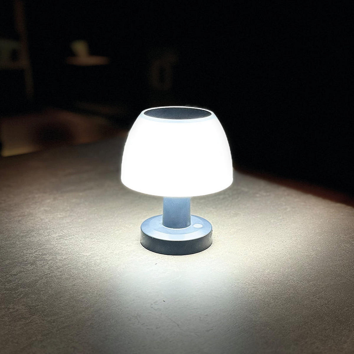 SOLARTISCHLAMPE 4er-set LUMINA weiß - Weiß, Kunststoff (15.3/15.3/13.5cm) - Lumisky