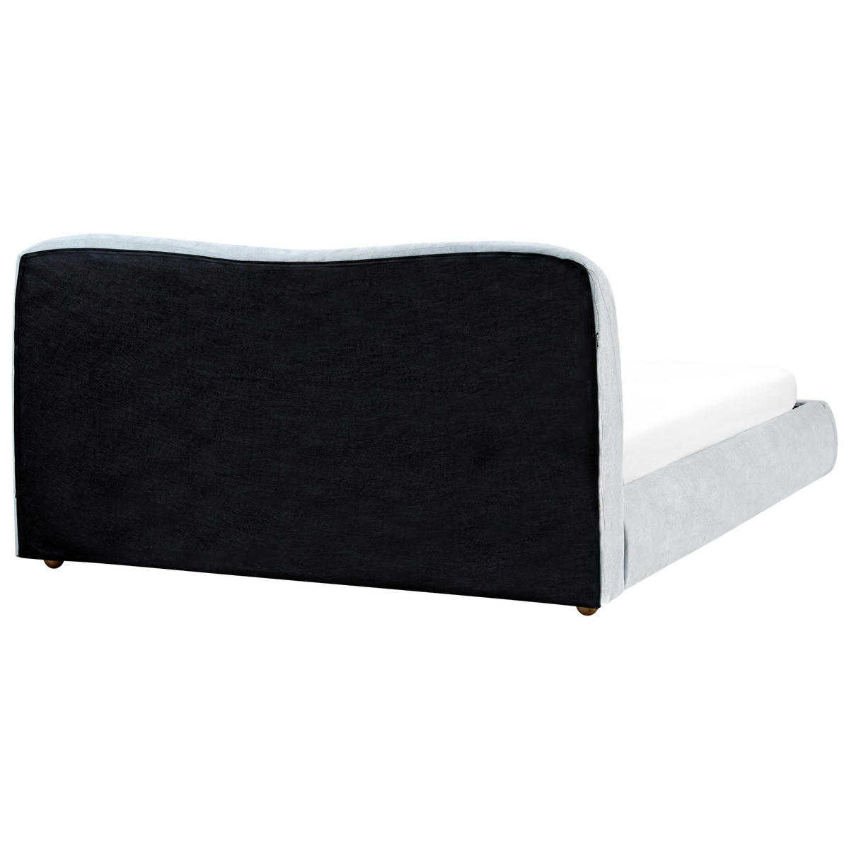 BETT mit Stauraum 180x200 cm Blau Blagnac - Hellblau, Textil (180/200cm) - Beliani