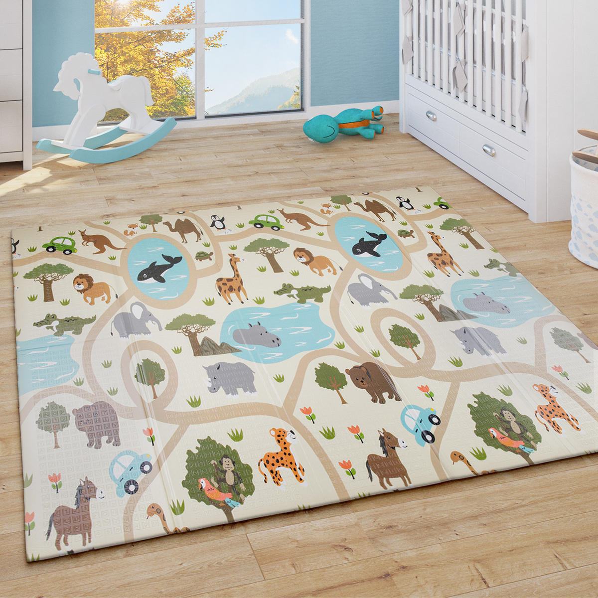 KINDERTEPPICH 150/200 cm Folding Mat 685 - Multicolor, Textil (150/200cm) - Paco Home
