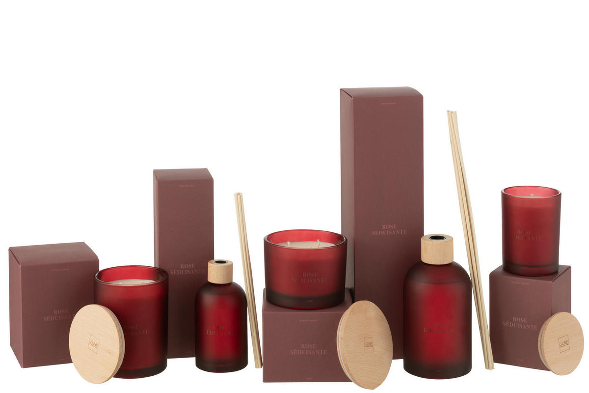 HAUSPARFUM ACCORDS ESSENTIELS - Rot - 550 ml - Rot, Paraffin (9.5/35.5/9.5cm) - J-Line