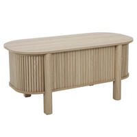 COUCHTISCH, helles Holz - Beige, Holz (48/100/45cm) - Oviala