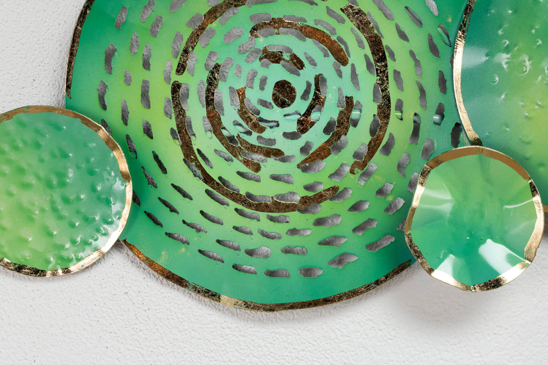 WANDDEKO Grün 149/50 cm - Grün, Metall (3/50/5cm) - KUNSTLOFT