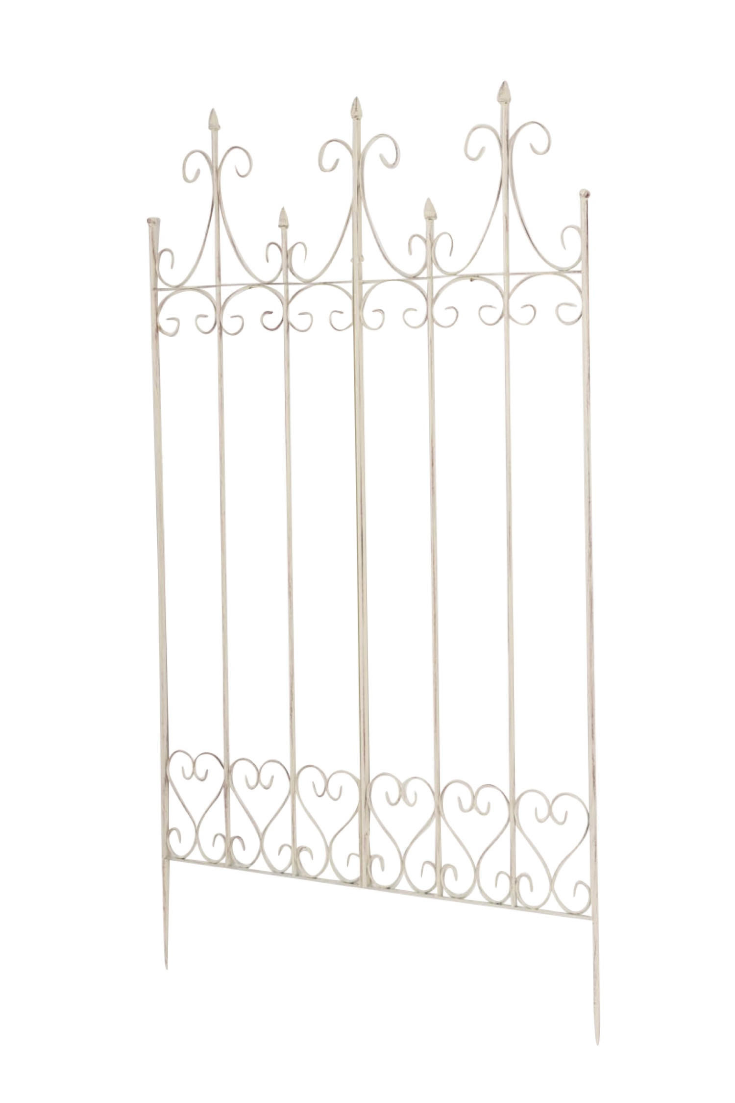 RANKGITTER Fliehs antik-creme - Naturfarben, Metall (100/150/2cm) - TPFLiving