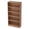 REGAL - 5 Ordnerhöhen 40/100/200,4 cm in Nussbaumfarben - Nussbaumfarben, Holzwerkstoff (100/200.4/40cm) - bümö