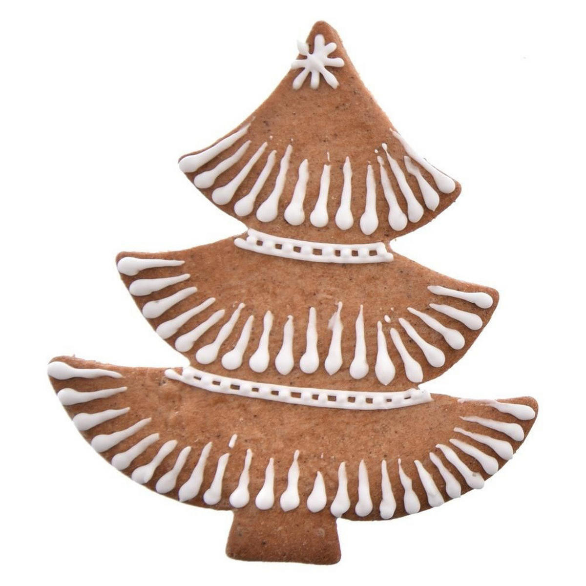 AUSSTECHFORM Tannenbaum 9,5 cm Silber - Silberfarben, Metall (9/2/9.5cm) - Orion 