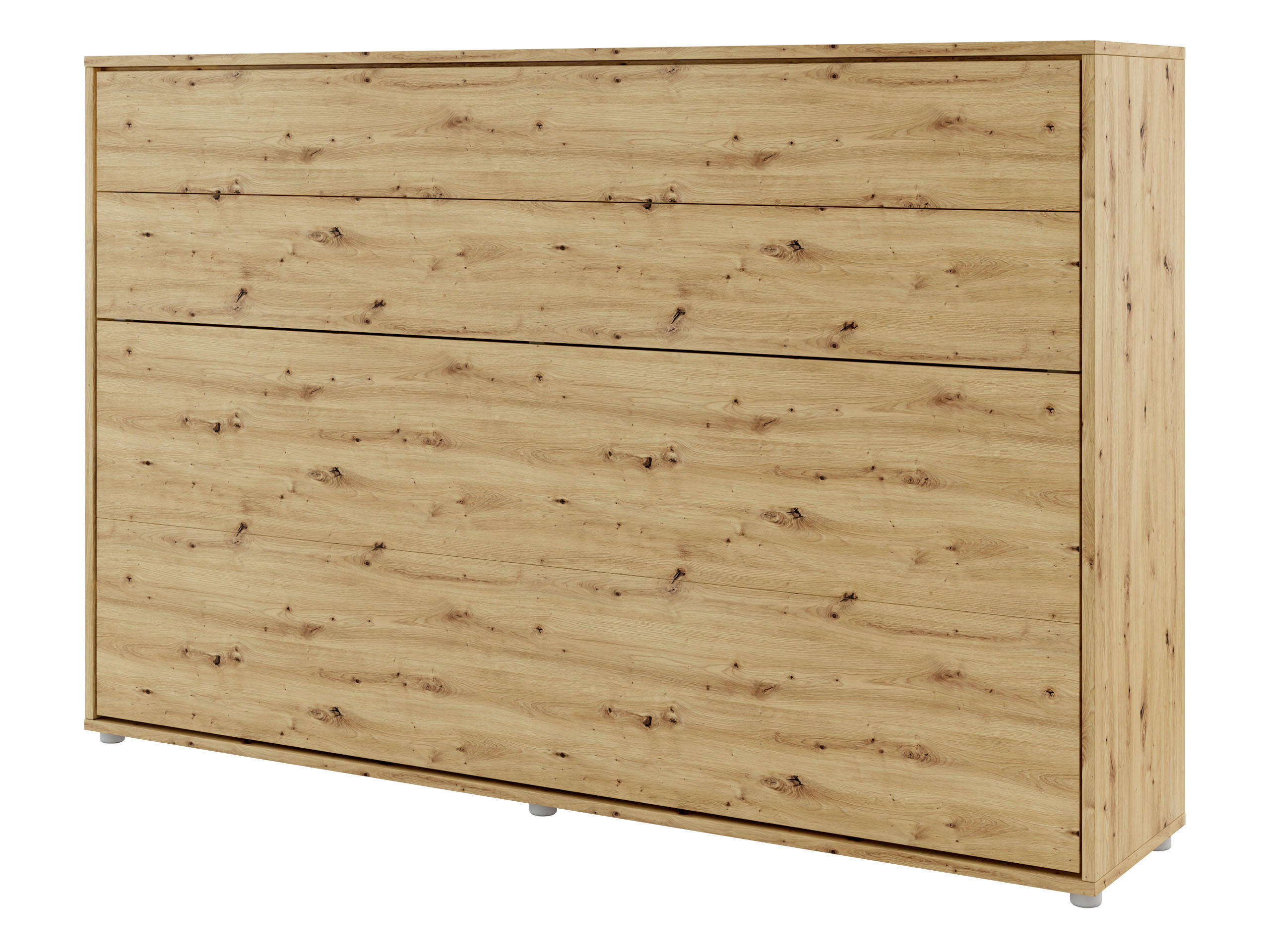 SCHRANKBETT Bed-Concept BC-05 120x200 - Eiche Artisan/Grau, Holz/Holzwerkstoff (120/200cm) - MIRJAN24