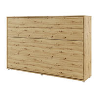 SCHRANKBETT Bed-Concept BC-05 120x200 - Eiche Artisan/Grau, Holz/Holzwerkstoff (120/200cm) - MIRJAN24