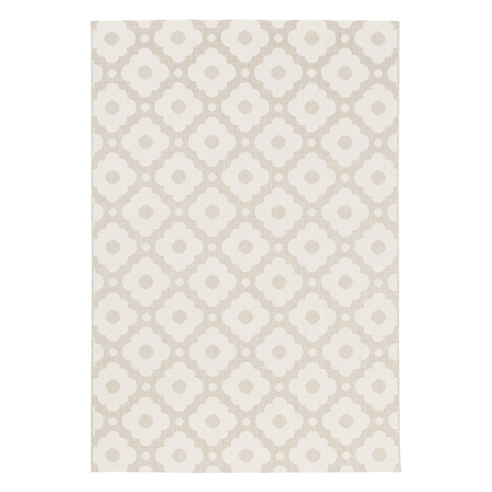 DESIGN Teppich für Innen und Außen beige - Beige, Textil (160/230cm) - AFK Living