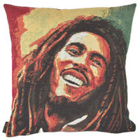 KISSENHÜLLE STARS - Multicolor/Braun, Textil (45/45cm) - Yve! decoration