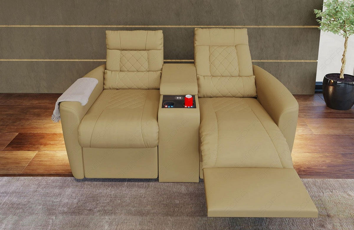 KINOSESSEL Kinosessel Relax Beige - Ecru, Kunststoff (190/94/92cm)