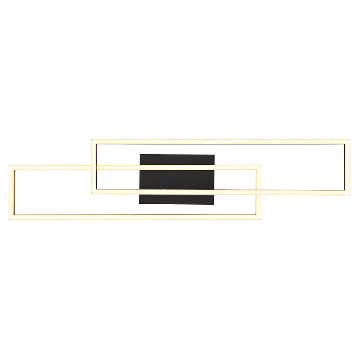 LED DECKENLEUCHTE Alu Gold Matt - Goldfarben, Metall (80/60/7.5cm) - Globo Lighting