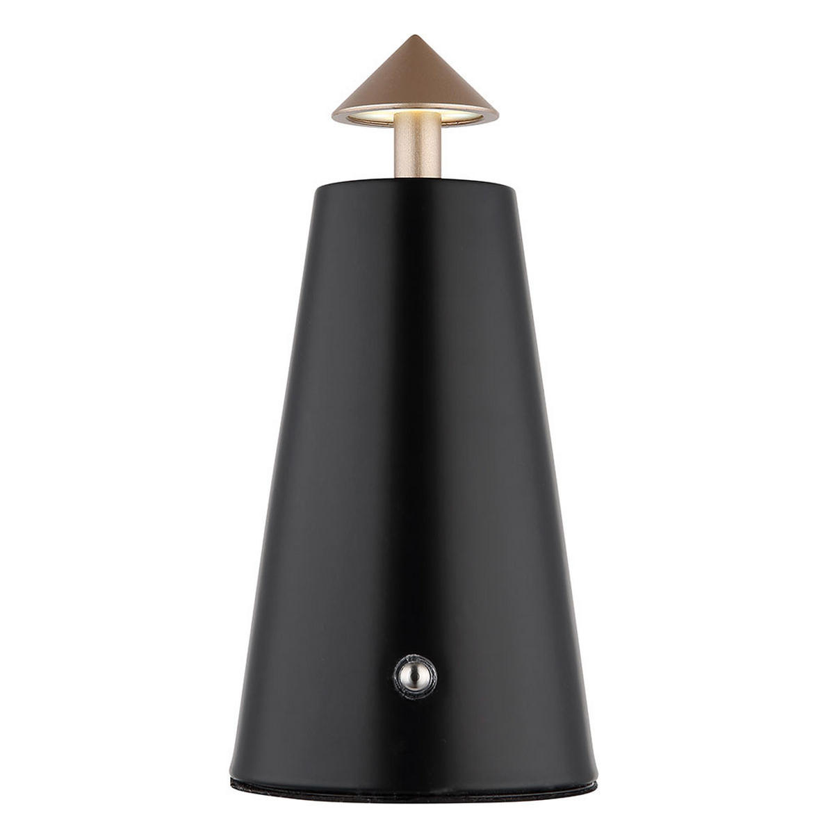 2X LED TISCHLEUCHTE Schwarz Cappuccino CCT - Schwarz, Metall (9/9/19cm) - Globo Lighting