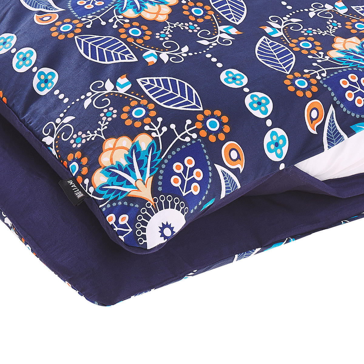 BETTWÄSCHE SET Madrona 135x200 cm - Blau, Textil (135/200cm) - Beliani