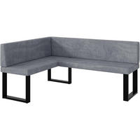 ECKBANK TONI_U - Grau, Textil (128/168cm) - Meblini