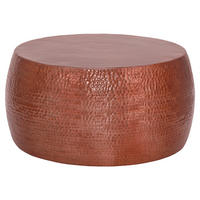 COUCHTISCH - Kupferfarben, Metall (90/90/45cm) - WOMO-DESIGN