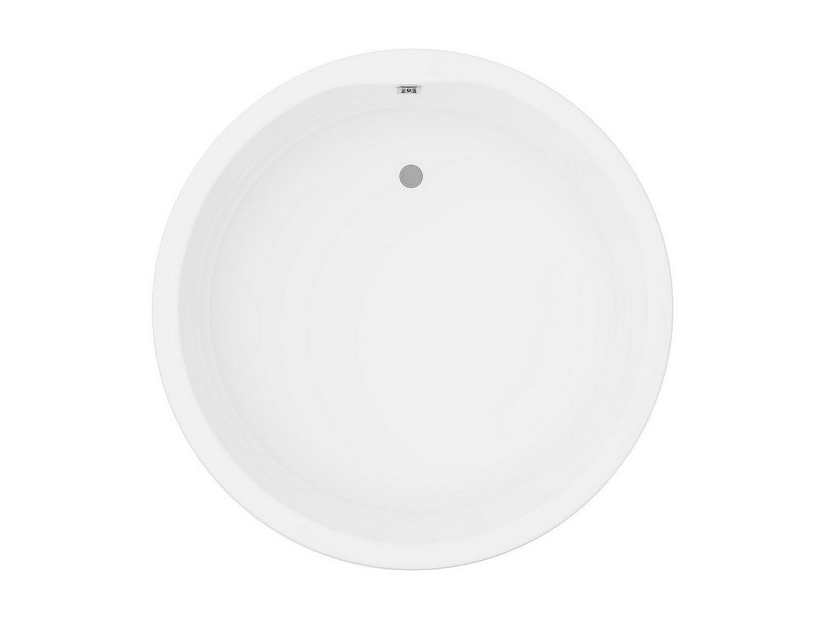 FREISTEHENDE Badewanne - 1 Person - acryl - weiß Laguno - Weiß, Kunststoff (130/58/130cm) - Vente-Unique