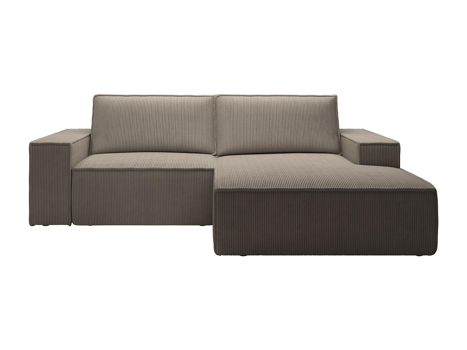 Vente-Unique Schlafsofa Taupe 240x85x167 cm
