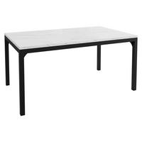 COUCHTISCH Mocca 1 - Schwarz/Weiß, Holzwerkstoff/Metall (60/100/50cm) - MIRJAN24