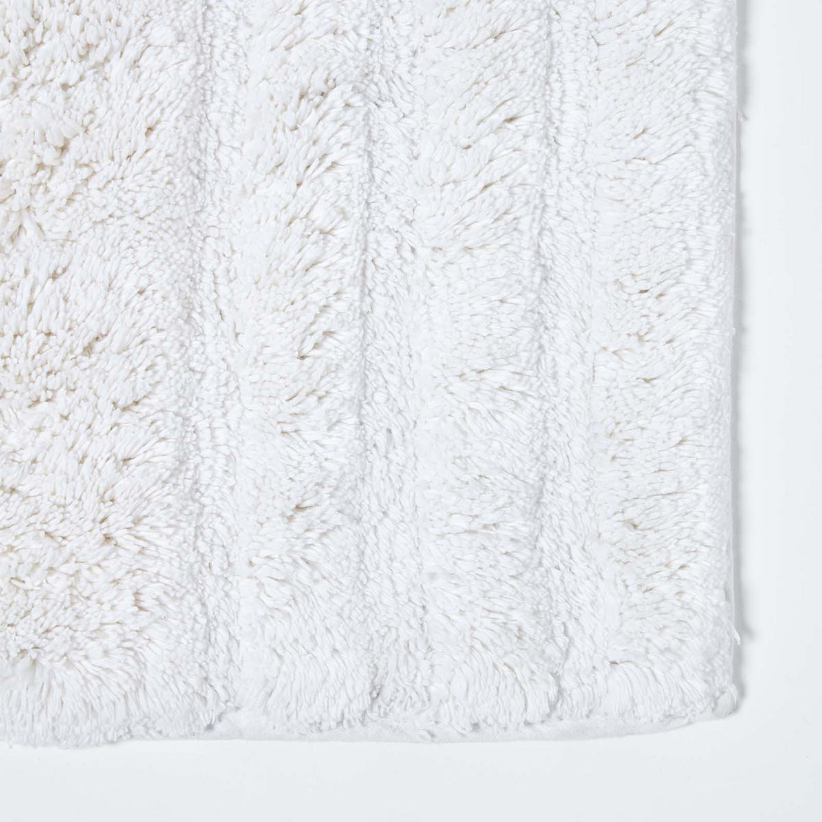 BADEMATTE Spa Supreme 50/80 cm, Baumwolle - Weiß, Textil (50/80cm) - Homescapes