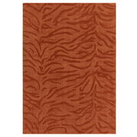 TEPPICH modern Flachgewebe MILL Orange 160 x 230 cm - Orange, Naturmaterialien (160/230cm) - Novatrend