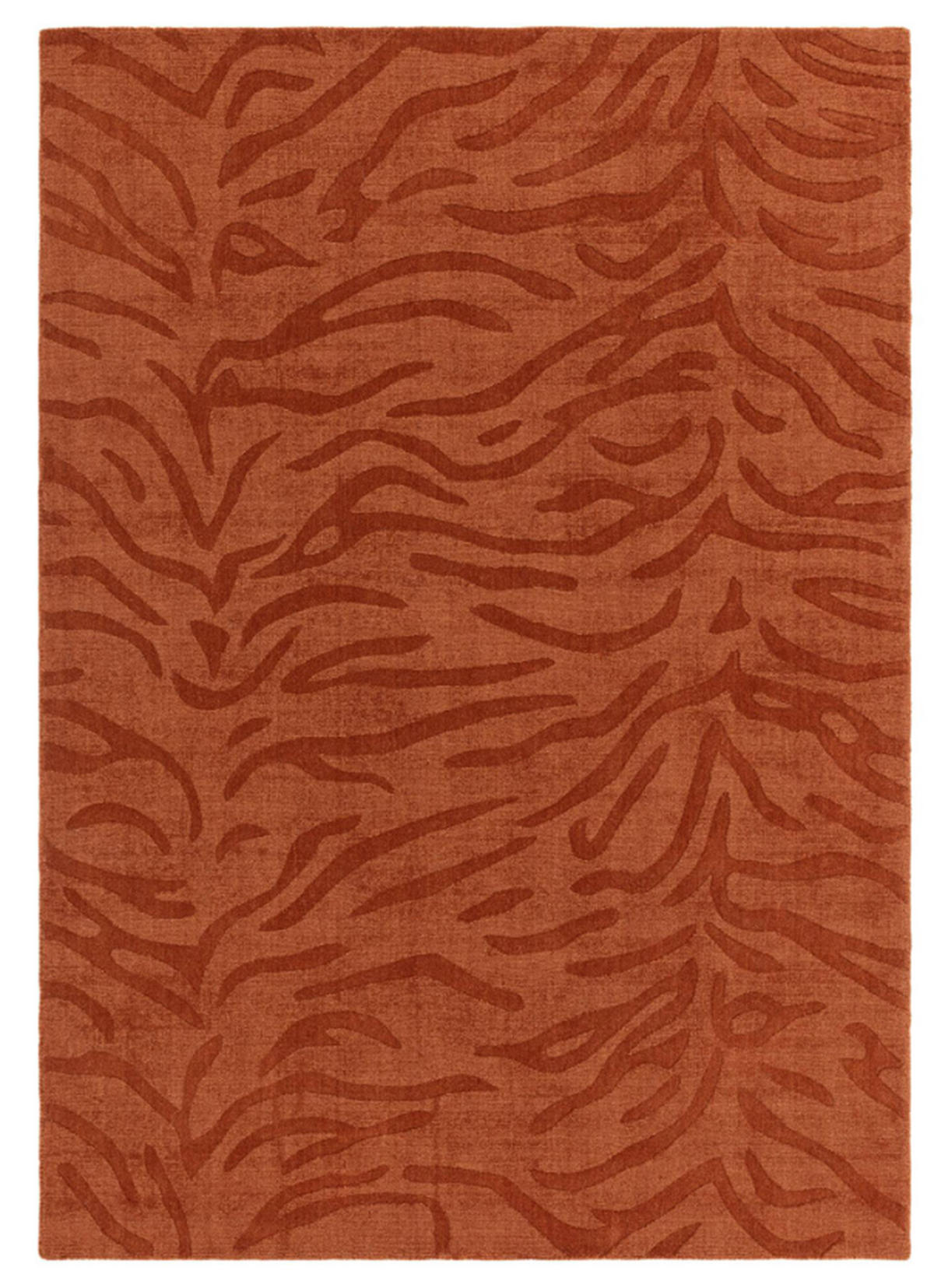 TEPPICH modern Flachgewebe MILL Orange 160 x 230 cm - Orange, Naturmaterialien (160/230cm) - Novatrend