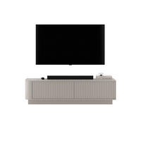 TV stolek Aurora kašmírový matný 140 cm s podstavcem - kašmírová, kompozitní dřevo (140/37/35cm) - Meble Lindner