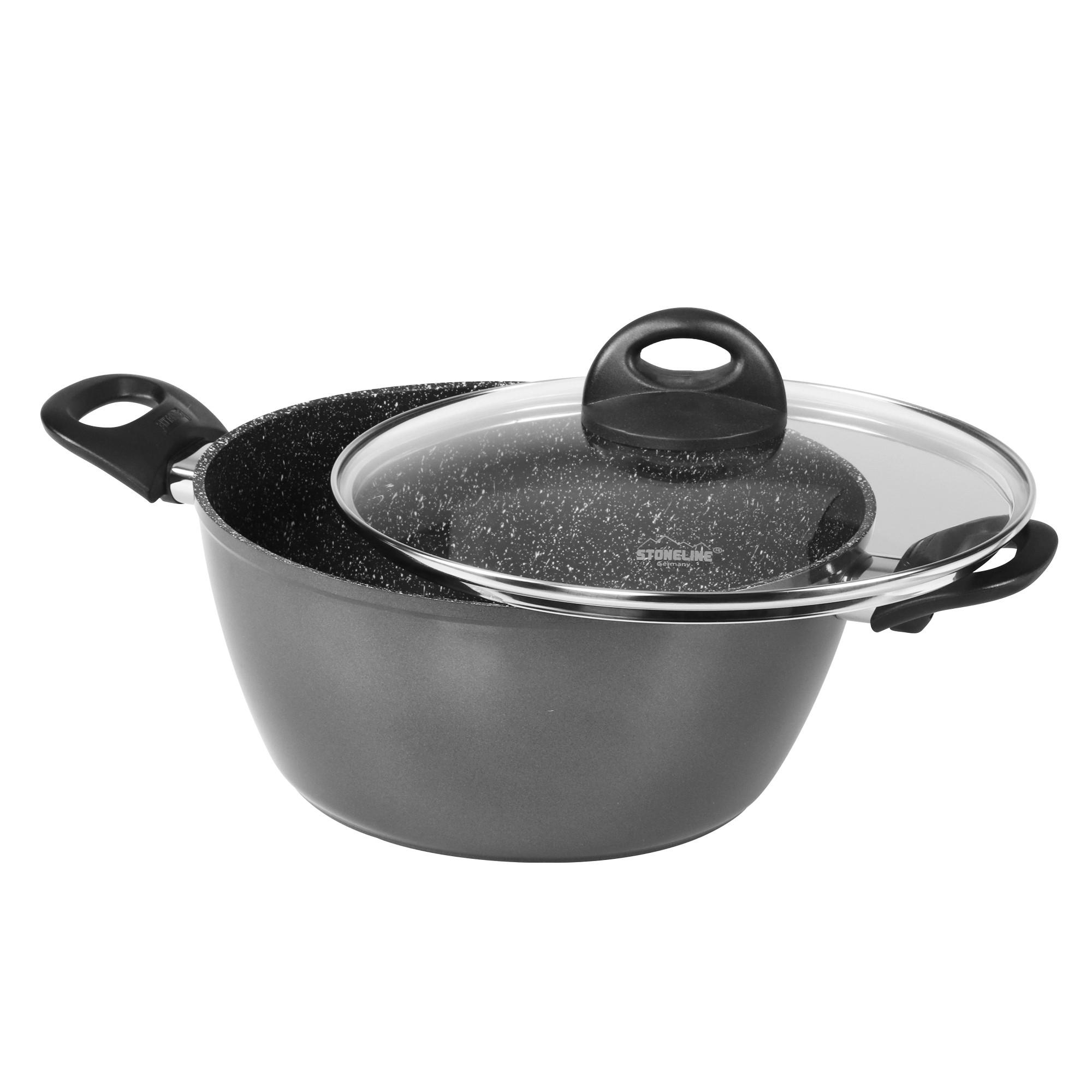 BRATENTOPF - Grau, Metall (24cm) - Stoneline