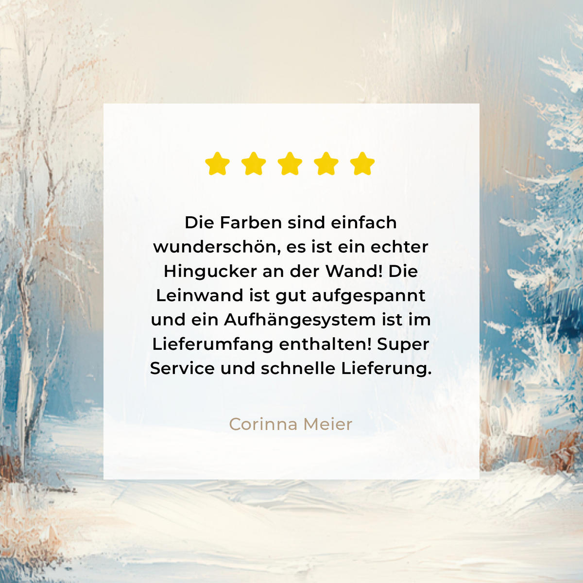 LEINWANDBILD Wald - Winter - Natur - Abstrakt - Schnee 60x90 cm - Weiß, Textil (60/90cm) - MuchoWow