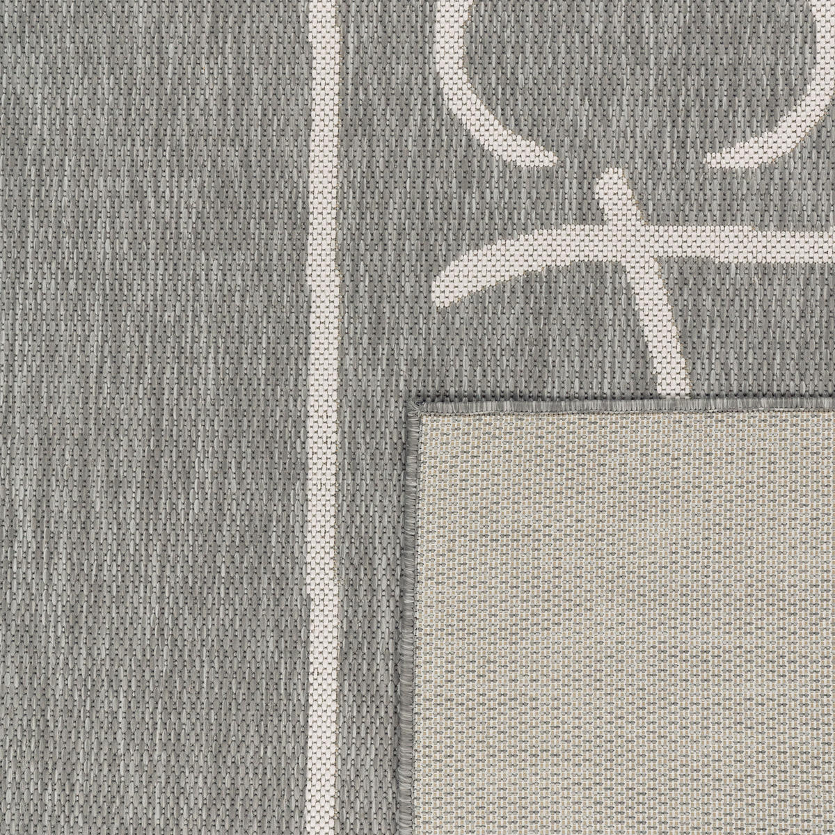 OUTDOORTEPPICH 240/340 cm Kitchen 385 - Grau, Textil (240/340cm) - Paco Home