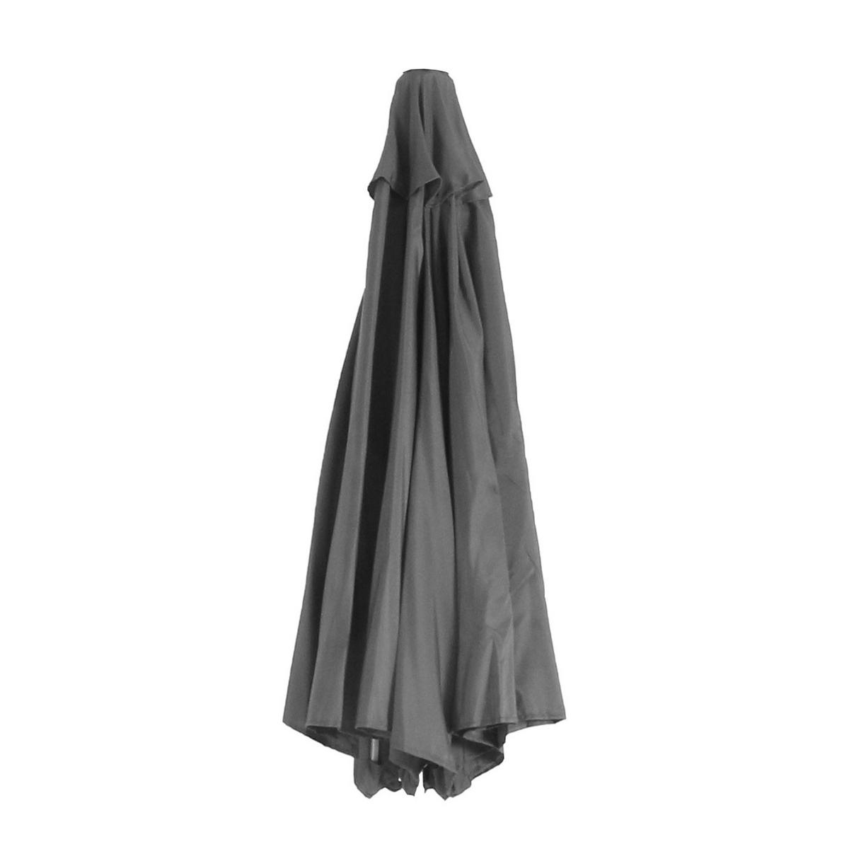 ERSATZ-BEZUG FÜR SONNENSCHIRM I Anthrazit - Anthrazit, Textil (270/270cm) - MCW