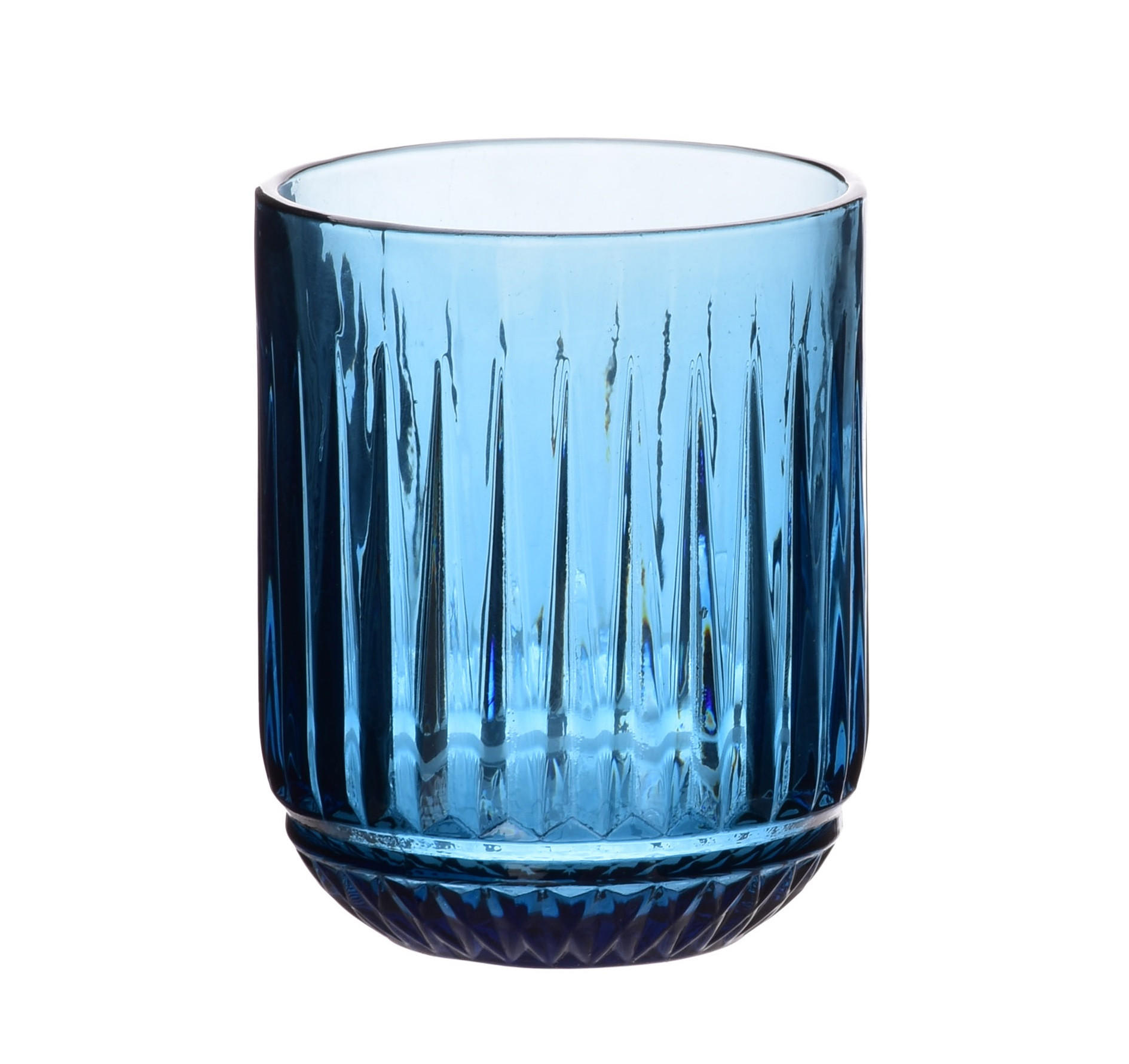 GLÄSER Elise 4er Set blau 7.5/7.5/9 cm Glas - Blau, Glas - Mondex