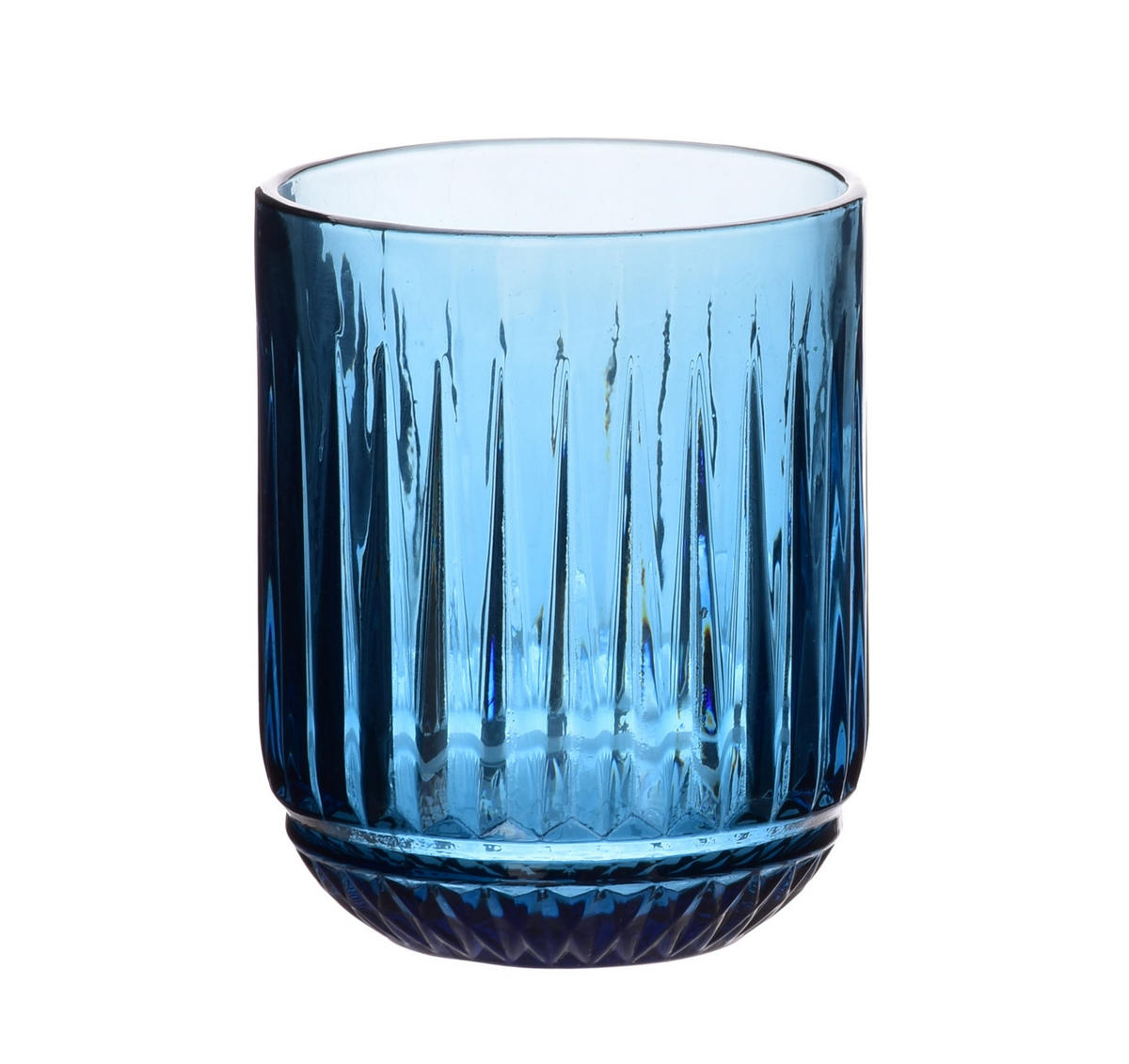 GLÄSER Elise 4er Set blau 7.5/7.5/9 cm Glas - Blau, Glas - Mondex