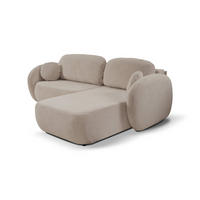 ECKSOFA Olena - Hellbraun (Aragon 14) - Hellbraun, Holzwerkstoff (248/174cm)
