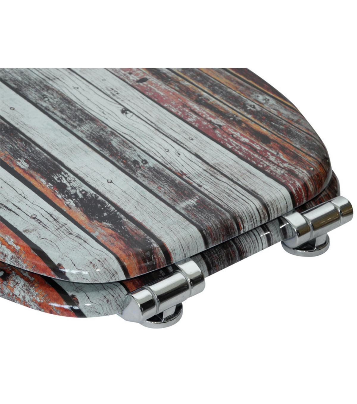 WC-SITZ Antik - Braun, Holzwerkstoff (38/6/47cm) - Sanilo