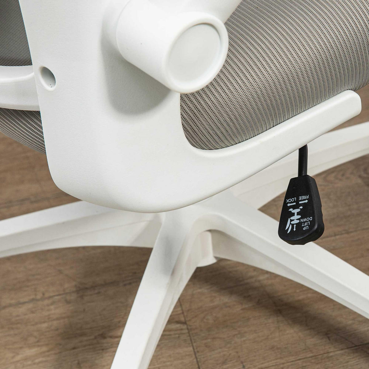 BÜROSTUHL, Grau, Polyester, Kunststoff - Grau, Kunststoff (64/120/62cm) - Vinsetto