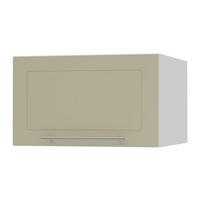 KLAPPHÄNGESCHRANK Kvantum W6B/50 Vanille Matt / Weiß Matt 50 / 59 / 36cm - Creme/Weiß, Holz/Holzwerkstoff (50/36/59cm) - Feldmann-Wohnen