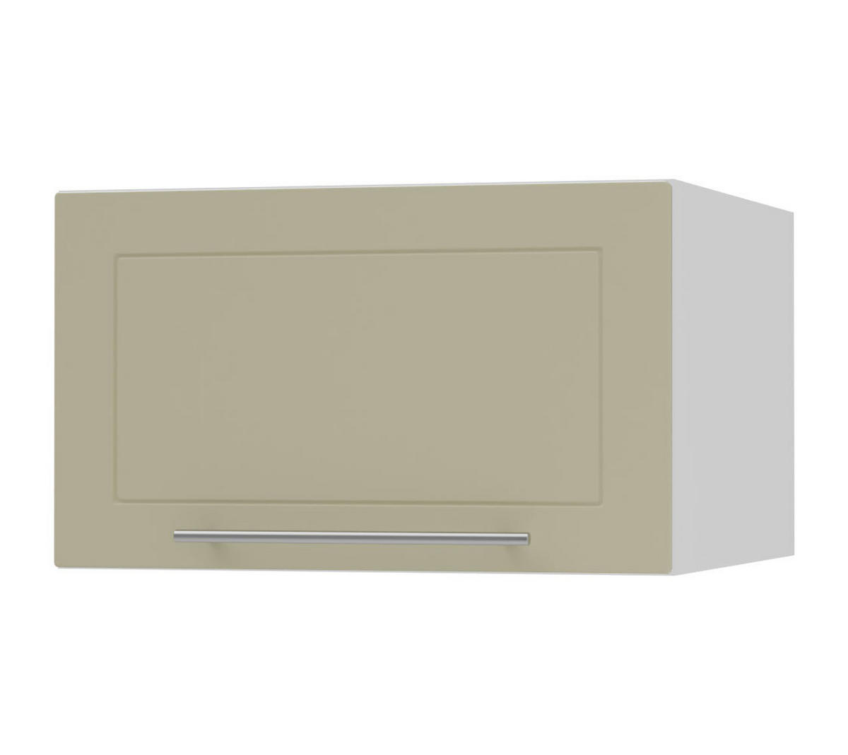 KLAPPHÄNGESCHRANK Kvantum W6B/50 Vanille Matt / Weiß Matt 50 / 59 / 36cm - Creme/Weiß, Holz/Holzwerkstoff (50/36/59cm) - Feldmann-Wohnen